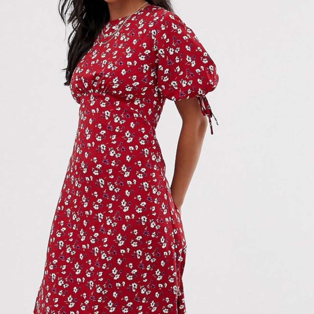 ASOS Petite MIDI Tea Dress- Floral
